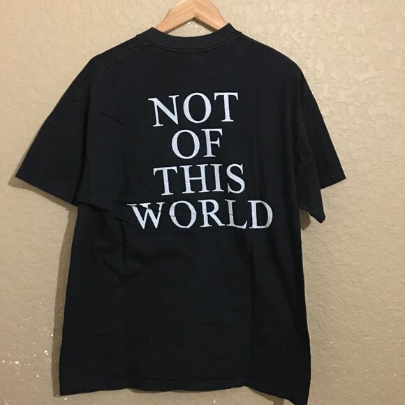 Dennis Rodman Not of this World Black Faded T-Shirt Large (Tag XL) - Picture 4 of 6